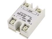 Single Phase Solid State Relay DC DC SSR 40DD 40A DC3 32V DC5 60V White Silver