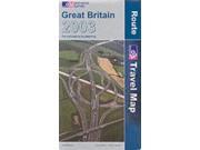 Great Britain Route Map 2003 Travel Map