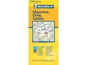 Mayenne Orne Sarthe 2003 Michelin Local Maps
