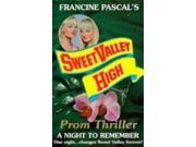 A Night to Remember Sweet Valley High Prom Thriller