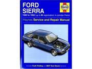 Ford Sierra 4 Cylinder Service and Repair Manual Haynes Service and Repair Manuals