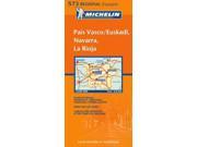 Michelin Map 573 Regional Spain Pais Vasco Navarra La Rioja