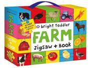 Bright Toddler Jigsaw and Book Set Farm