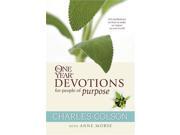 The One Year Devotions for People of Purpose One Year Book