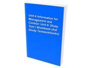 Unit 4 Information for Management and Control Unit 4 Study Text Workbook Aat Study Textworkbooks