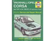Vauxhall Opel Corsa Service and Repair Manual 1997 to 2000 Haynes Service and Repair Manuals