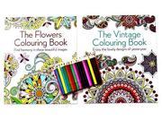 The Vintage Colouring Book Enjoy the Lovely Designs of Yesteryear