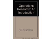 Operations Research An Introduction