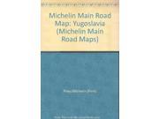 Yugoslavia Michelin Main Road Maps