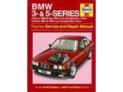 BMW 3 and 5 Series Service and Repair Manual Haynes Service and Repair Manuals
