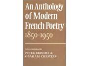 An Anthology of Modern French Poetry 1850 1950
