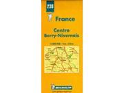 Michelin Map 238 France Centre Berry Nivernais