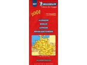 Benelux Germany and Austria 2001 Michelin Country Maps