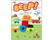 Beep! Puzzles Doodles and Vehicle Facts Activity Book with 5 Shaped Crayons