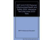 AAT Unit 21 23 Personal Effectiveness Health and Safety 2004 Interactive Text Aat Units 22 23 Text