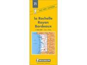 Michelin Map 71 La Rochelle Bordeaux