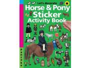 Horse Pony Sticker Activity Book Pancake