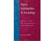 Signs Solidarities and Sociology