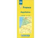 Michelin Map 234 France Aquitaine