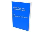 ACCA Study Text Certificate Paper 8