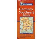 Germany Southeast 546 Michelin Regional Maps