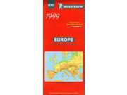 Michelin 99 Europe Tourism Roads Relief Michelin Map 970