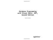 Database Programming with Visual Basic .NET .Net Developer