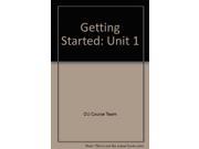 Getting Started Unit 1