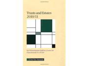 Trusts and Estates 2010 2011 Core Tax Annuals