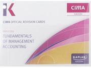 C01 Fundamentals of Management Accounting Revision Cards Cima Revision Cards
