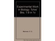 Experimental Work in Biology Tchrs Bks. 1 9 in 1v