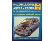 Vauxhall Opel Astra and Zafira petrol Service and Repair Manual Haynes Service and Repair Manuals