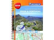 Spain Portugal 2014 A4 spiral atlas Michelin Tourist and Motoring Atlas