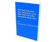 AAT NVQ Interactive Text Technician Level New Units 8 9 Aat Interactive Study Text