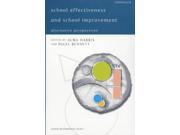 School Effectiveness and School Improvement Alternative Perspectives School development
