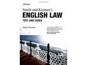 Smith and Keenan s English Law Text and Cases