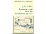 Reconstruction After the American Civil War Seminar Studies in History