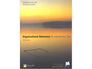 Organizational Behaviour An Introductory Text