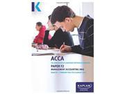 F2 Management Accounting MA Exam Kit Acca Exam Kits