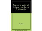 Cases and Materials in Land Law Cases Materials