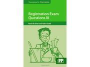 Registration Exam Questions III Tomorrow s Pharmacist Paperback