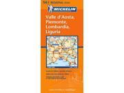 Michelin Map 561 Regional. Valle d Aosta Piemonte Lombardia Liguria