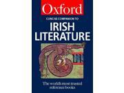 The Concise Oxford Companion to Irish Literature Oxford Paperback Reference