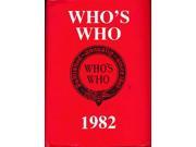 Who s Who 1982