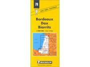Michelin Map 78 Bordeaux Dax Biarritz