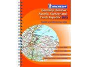 Germany Benelux Austria Switzerland Czech Republic 2013 A4 spiral bound atlas Michelin Tourist and Motoring Atlases
