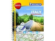 Italy 2015 Michelin tourist motoring atlas A4 Spiral Michelin Tourist and Motoring Atlas