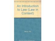 An Introduction to Law Law in Context