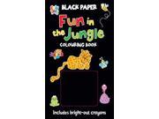 Black Paper Colouring Jungle Bright Black Crayon Activity Colouring