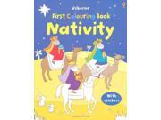 The Nativity Colouring Book with Stickers Usborne Colouring Books